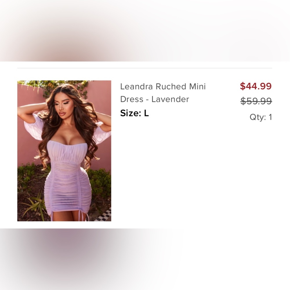 Purple Mini Dress